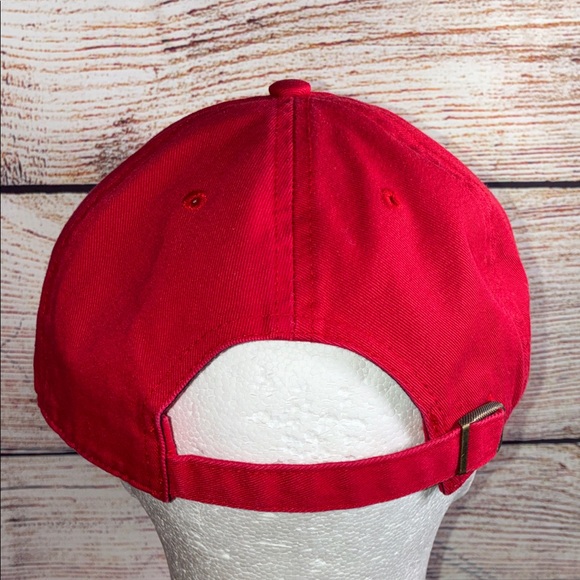 Pre Owned Red Texas Rangers Embroidered Baseball Cap - Picture 5 of 11